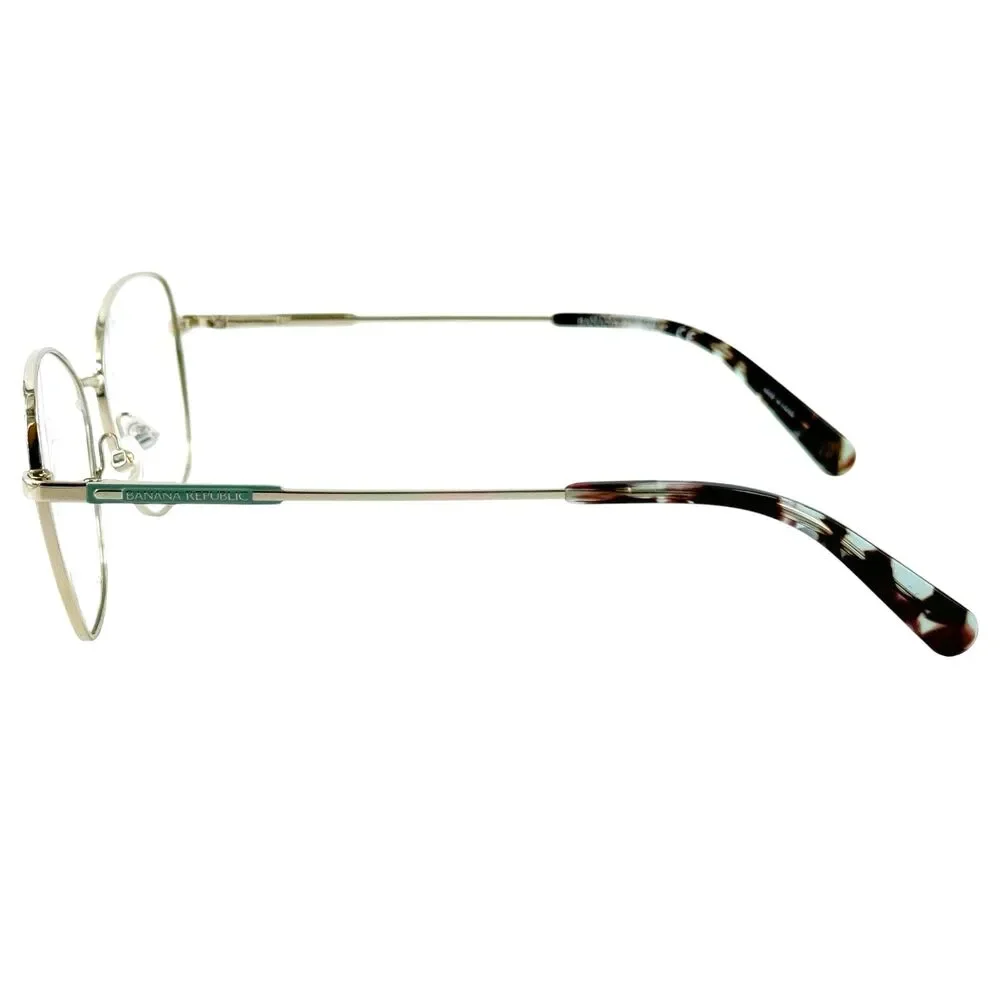 Banana Republic BR208 Womens Metal Eyeglass Frame 6CR Sage Green 51-16 w Case